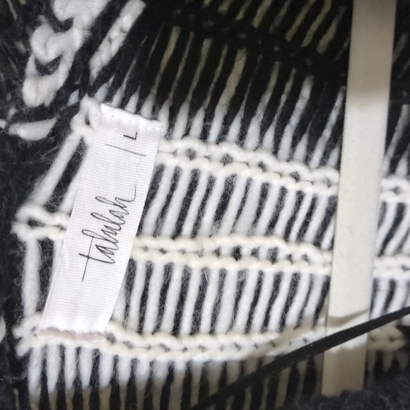 NWOT~Shop Talulah Oaklee Black And White Checkered Cardigan - Picture 4 of 5